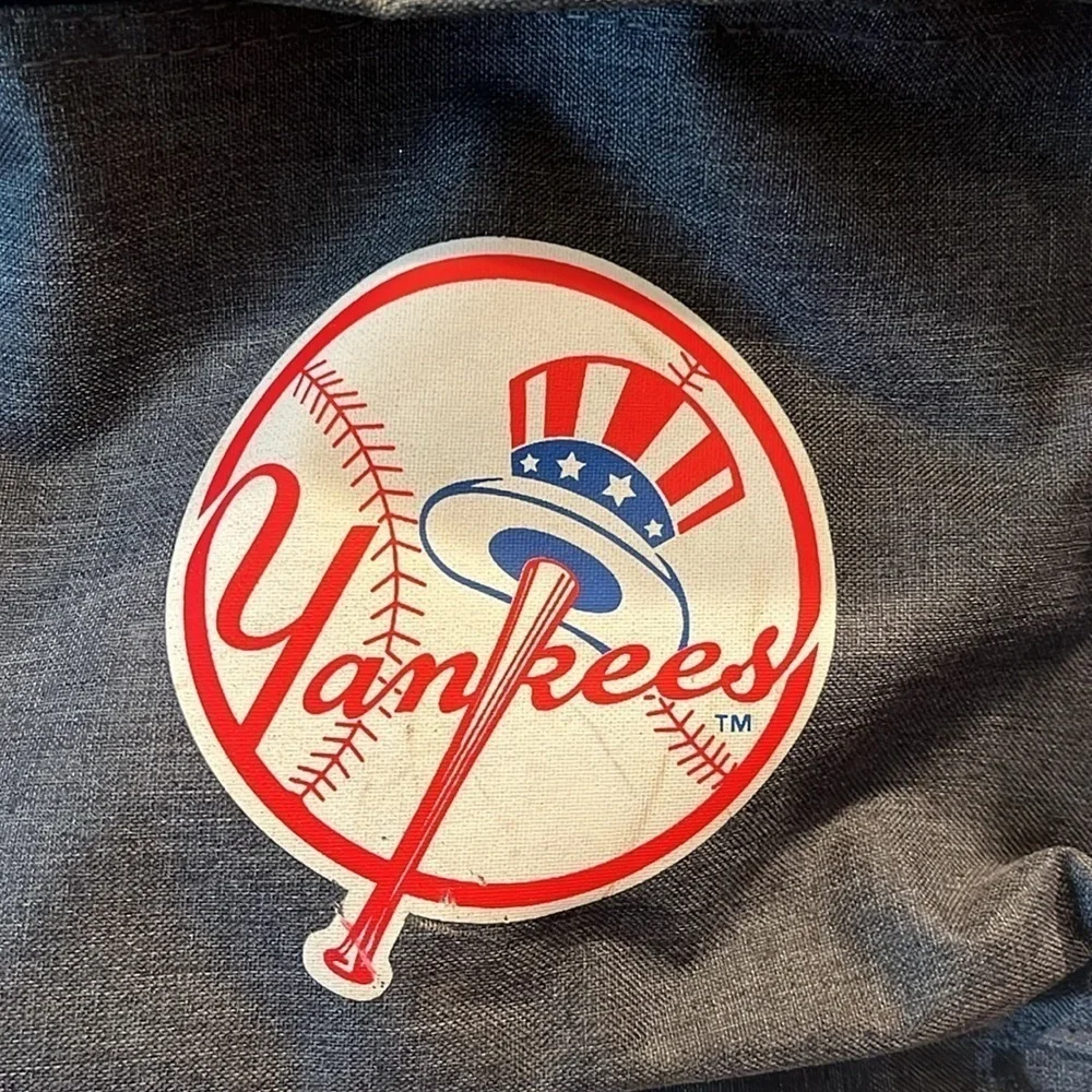 New York Yankees backpack.  MLB.  Baseball.  Dark grey